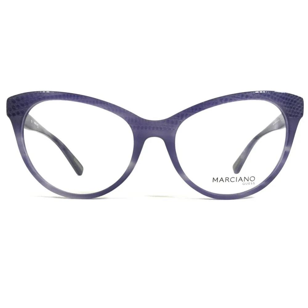 Marciano by Guess Eyeglasses Frames GM 234 PUR Purple Reptile Print 53-17-135